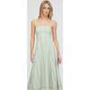 The Margot Dress, Green Jacquard Stripe - Dresses - 5