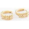 Daisy Hoop, Gold - Earrings - 1 - thumbnail