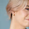 Daisy Hoop, Gold - Earrings - 2