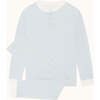 Derek Stripe Pajamas, Blue - Pajamas - 2 - thumbnail