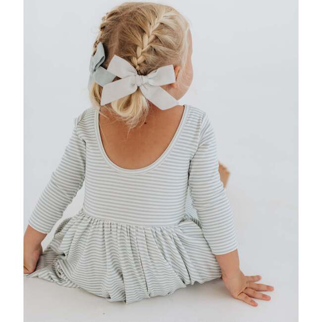 Twirl Dress, Blue French Stripes