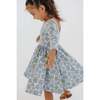 Twirl Dress, Periwinkle Meadow - Dresses - 1 - thumbnail