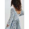 Twirl Dress, Periwinkle Meadow - Dresses - 2 - thumbnail