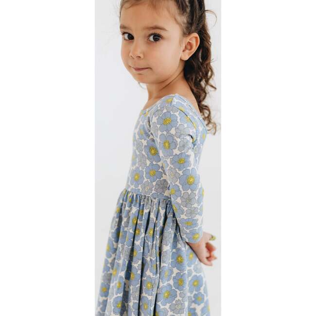 Twirl Dress, Periwinkle Meadow - Dresses - 3