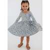 Twirl Dress, Periwinkle Meadow - Dresses - 5 - thumbnail