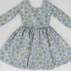 Twirl Dress, Periwinkle Meadow - Dresses - 8 - thumbnail