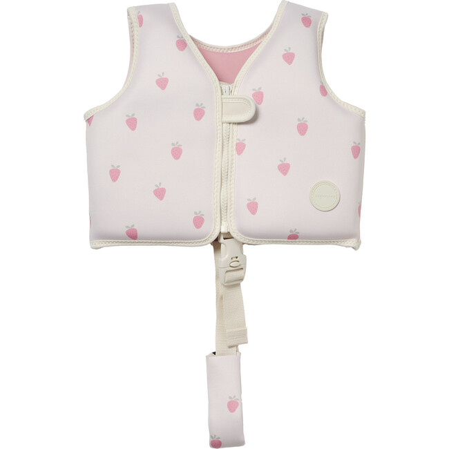 Kids Swim Vest: 2-3Y - Strawberry Sunshine