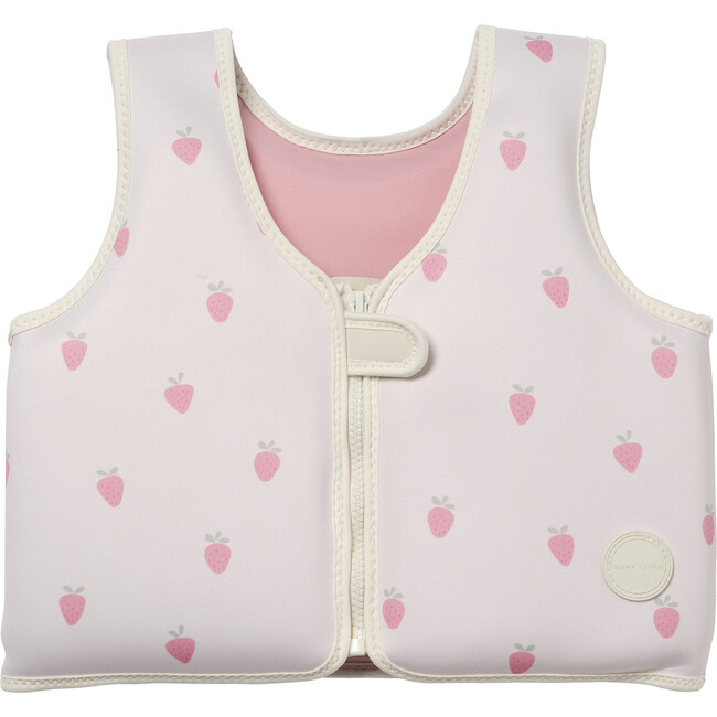 Kids Swim Vest: 3-6Y - Strawberry Sunshine
