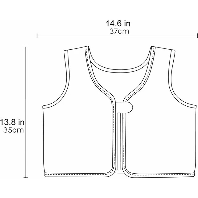 Kids Swim Vest: 3-6Y - Strawberry Sunshine - Pool Floats - 3