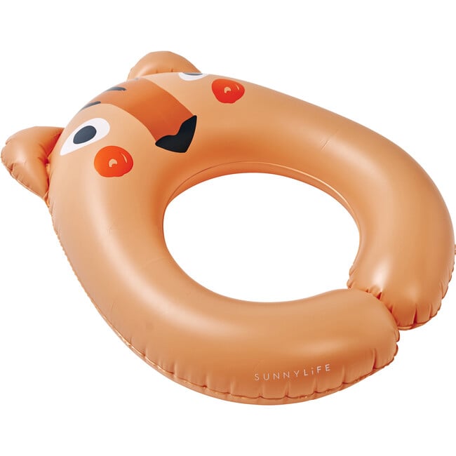 Kids Tube Pool Ring:Tino the Tiger, Clay - Pool Floats - 5