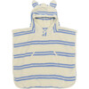 Kids Character Hooded Towel: Sammy the Seagull, Blue Stripe - Towels - 1 - thumbnail