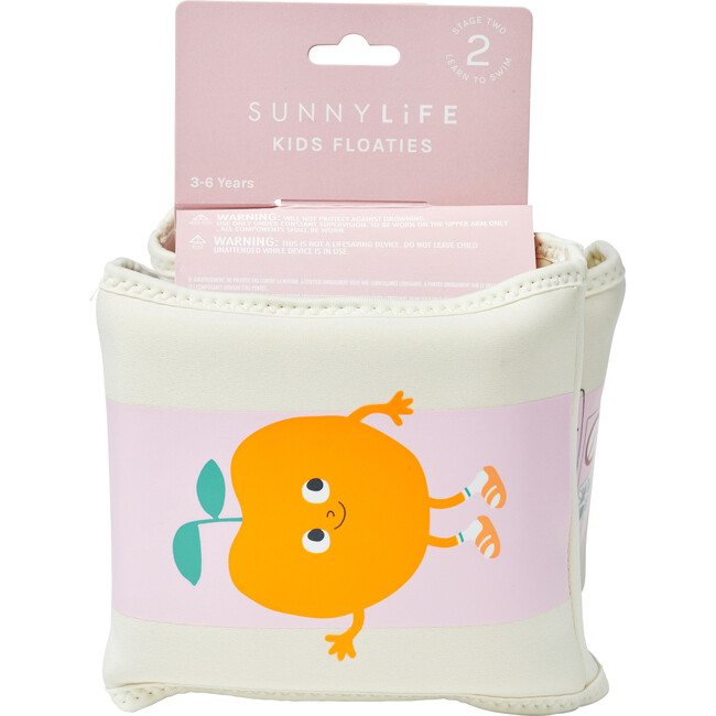 Kids Floaties: Poppy the Peach, Pink Stripe - Pool Floats - 3