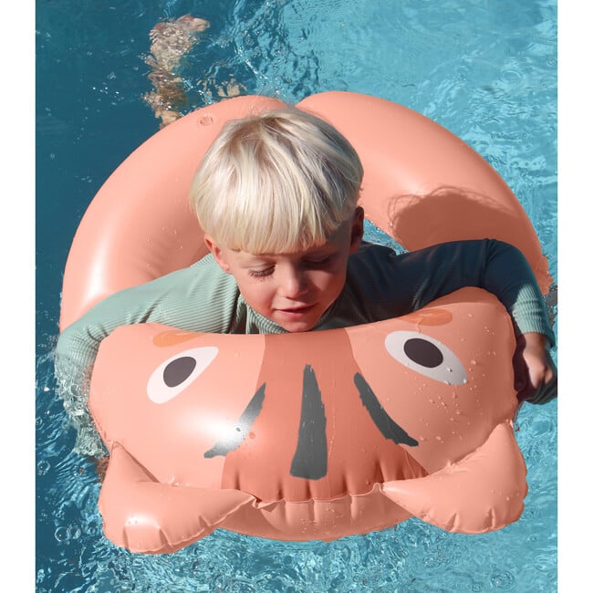 Kids Tube Pool Ring:Tino the Tiger, Clay - Pool Floats - 7