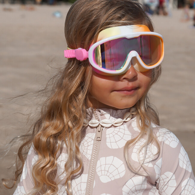 Kids Swim Mask: Poppy the Peach - Swim Goggles - 4