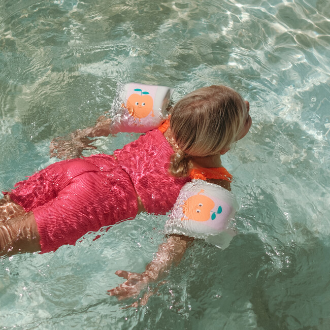 Kids Floaties: Poppy the Peach, Pink Stripe - Pool Floats - 4