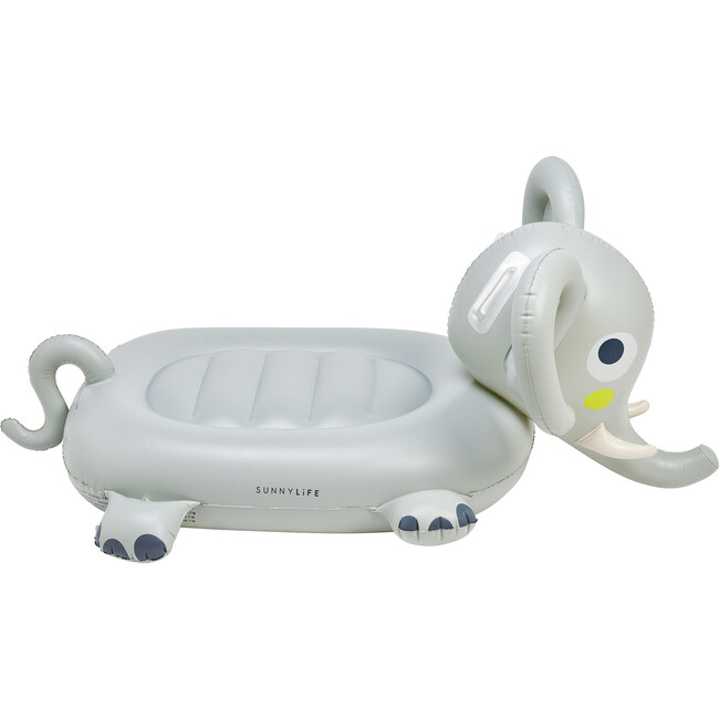 Kids Ride-On Float: Eli the Elephant, Grey - Pool Floats - 5