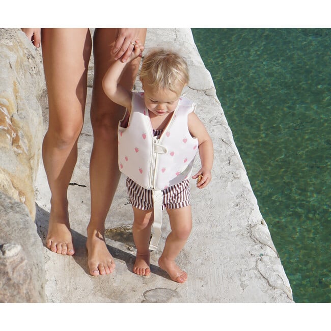 Kids Swim Vest: 2-3Y - Strawberry Sunshine - Pool Floats - 7