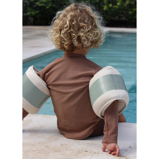 Kids Floaties: Eli the Elephant, Green Stripe - Pool Floats - 4