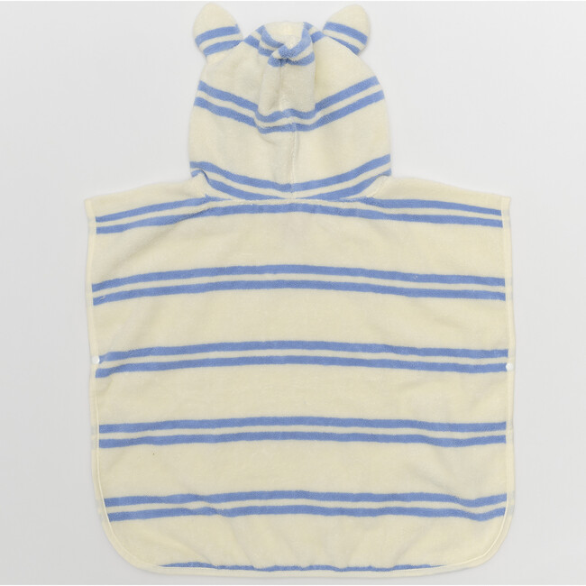 Kids Character Hooded Towel: Sammy the Seagull, Blue Stripe - Towels - 7