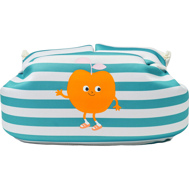 Floatie Jacket: 3-6Y - Poppy the Peach, Green Stripe - Pool Floats - 3