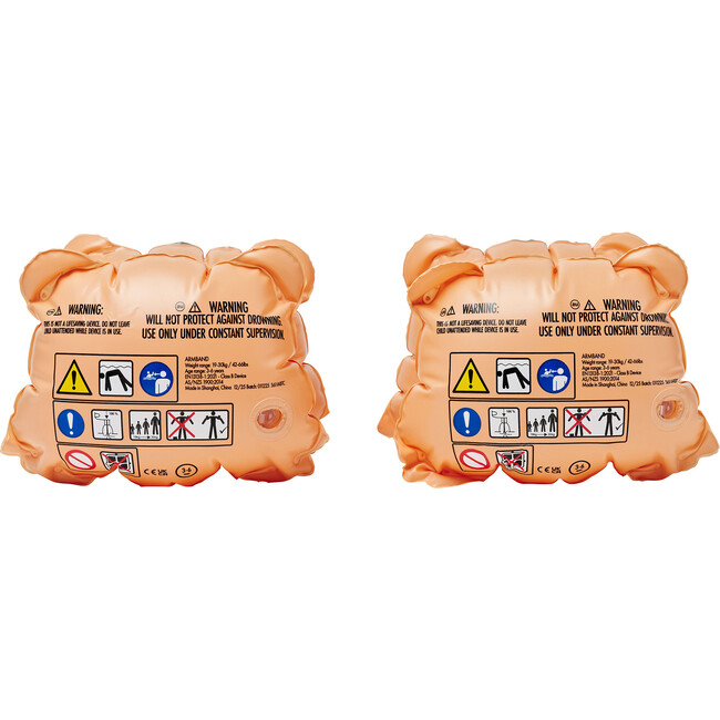 Inflatable Arm Bands: Tino the Tiger, Clay - Pool Floats - 5