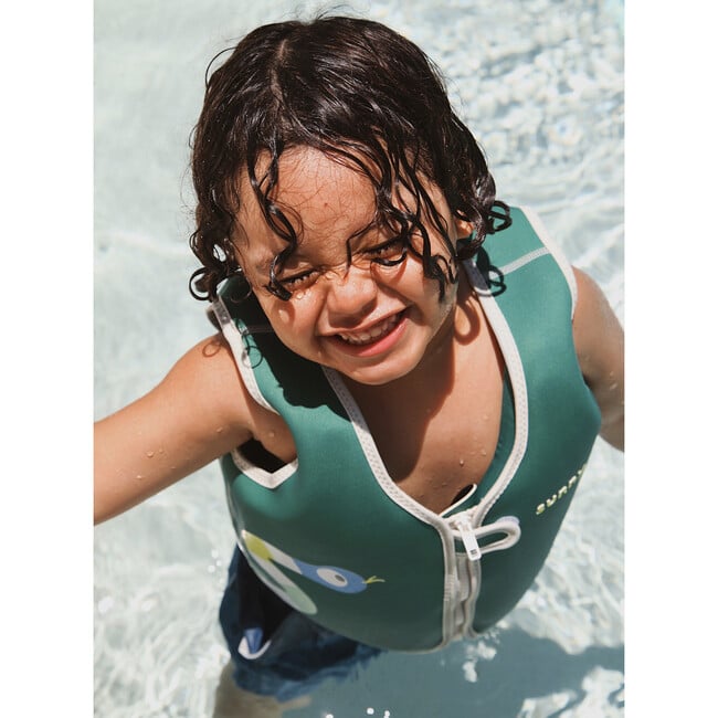 Float Vest: 3-6Y - Into the Jungle, Green - Pool Floats - 3