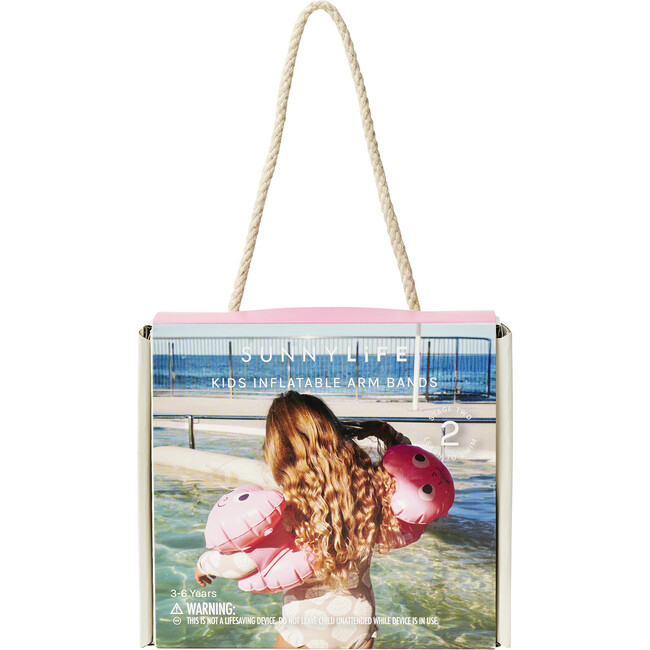 Inflatable Arm Bands: Poppy the Peach, Pink - Pool Floats - 3