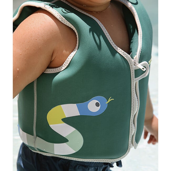 Float Vest: 3-6Y - Into the Jungle, Green - Pool Floats - 4