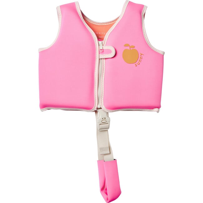 Float Vest: 2-3Y - Poppy the Peach, Neon Pink