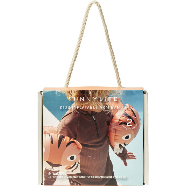 Inflatable Arm Bands: Tino the Tiger, Clay - Pool Floats - 7