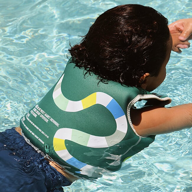 Float Vest: 3-6Y - Into the Jungle, Green - Pool Floats - 5