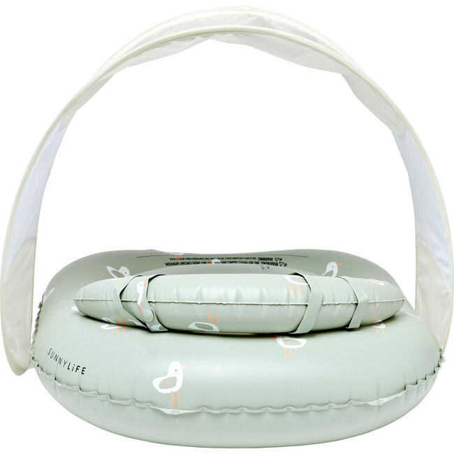 Interactive Baby Float: Sammy the Seagull, Green - Pool Floats - 6