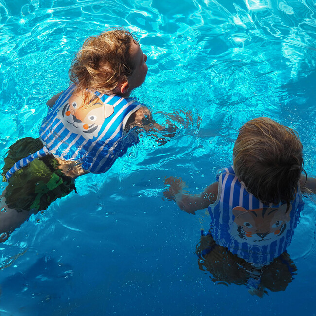 Float Vest: 2-3Y - Tino the Tiger, Blue - Pool Floats - 4