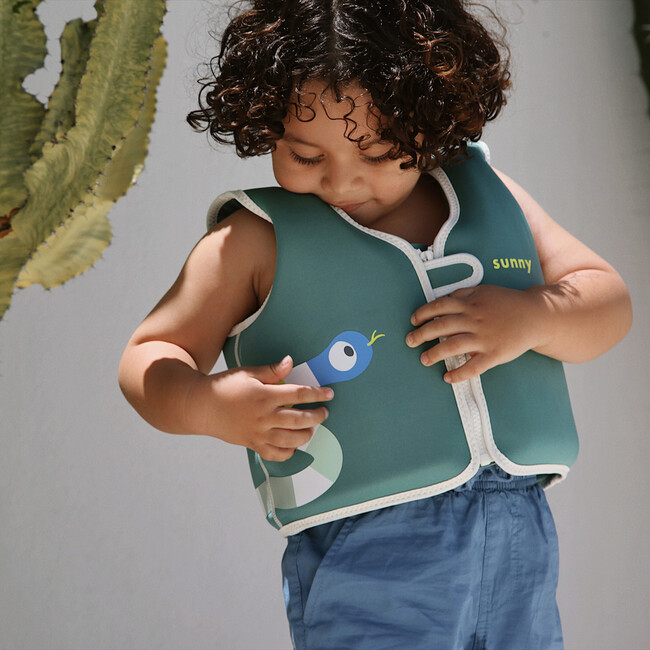 Float Vest: 3-6Y - Into the Jungle, Green - Pool Floats - 7