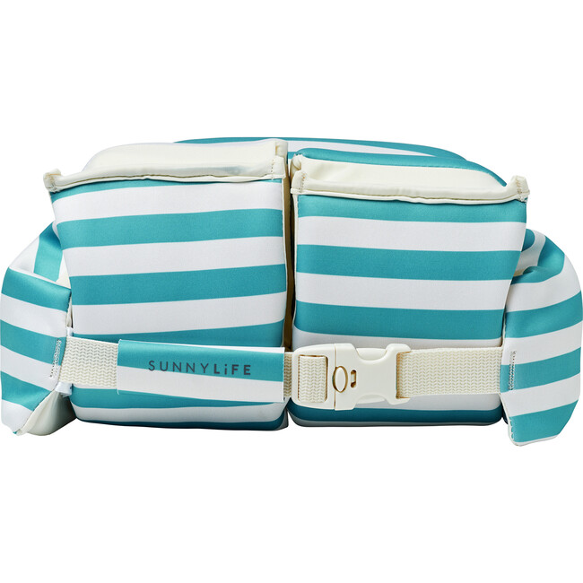 Floatie Jacket: 3-6Y - Poppy the Peach, Green Stripe - Pool Floats - 8