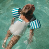 Floatie Jacket: 3-6Y - Poppy the Peach, Green Stripe - Pool Floats - 9