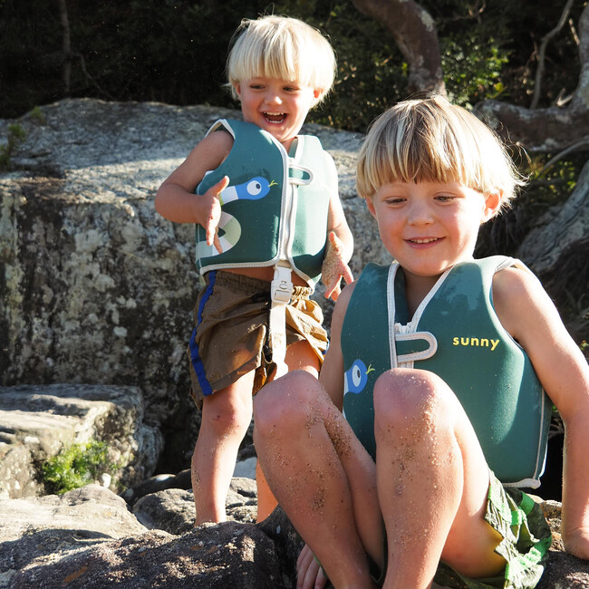Float Vest: 2-3Y - Into the Jungle, Green - Pool Floats - 6