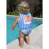 Float Vest: 1-2Y - Tino the Tiger, Blue - Pool Floats - 5