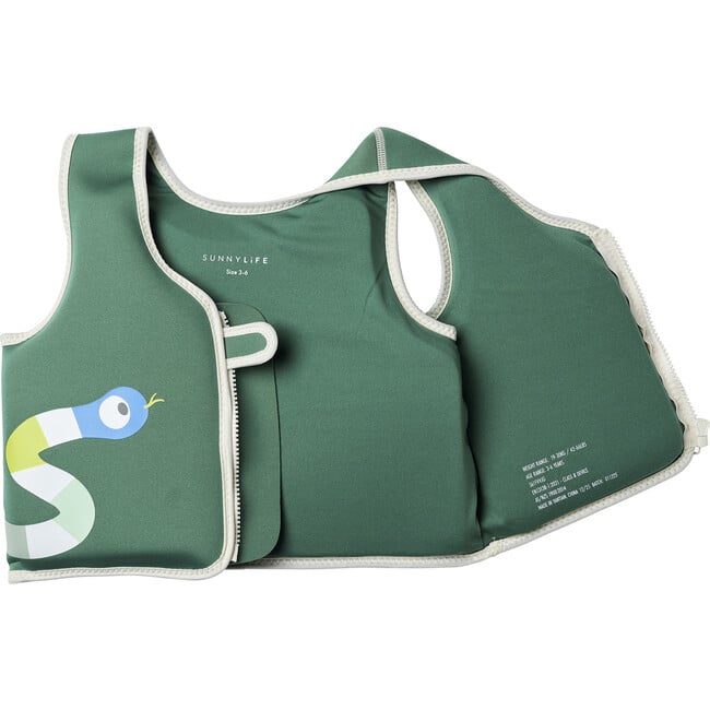 Float Vest: 3-6Y - Into the Jungle, Green - Pool Floats - 9