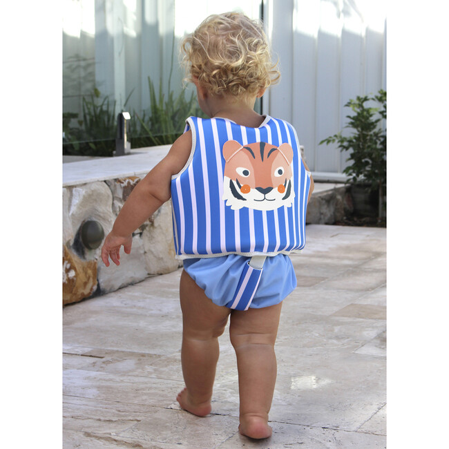 Float Vest: 1-2Y - Tino the Tiger, Blue - Pool Floats - 7