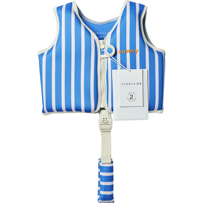 Float Vest: 2-3Y - Tino the Tiger, Blue - Pool Floats - 7