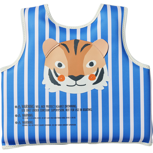 Float Vest: 3-6Y - Tino the Tiger, Blue - Pool Floats - 11