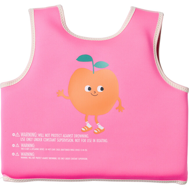 Float Vest: 3-6Y - Poppy the Peach, Neon Pink - Pool Floats - 10