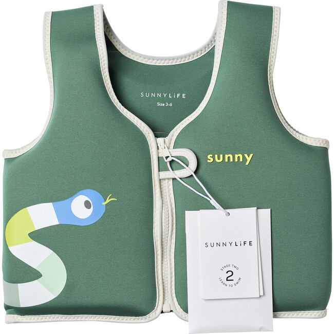 Float Vest: 3-6Y - Into the Jungle, Green - Pool Floats - 10