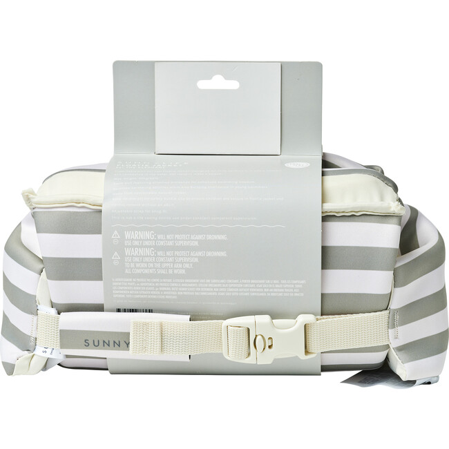 Floatie Jacket: 3-6Y - Eli the Elephant, Green Stripe - Pool Floats - 10