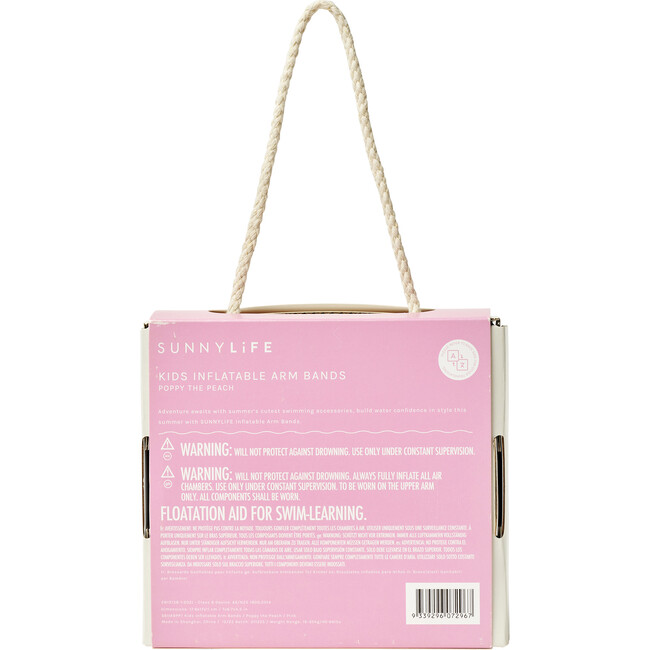 Inflatable Arm Bands: Poppy the Peach, Pink - Pool Floats - 10