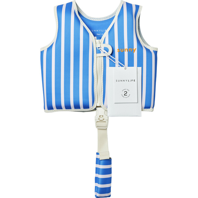 Float Vest: 1-2Y - Tino the Tiger, Blue - Pool Floats - 9