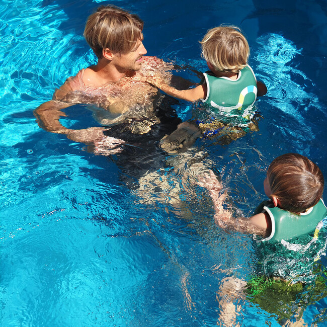 Float Vest: 1-2Y - Into the Jungle, Green - Pool Floats - 8