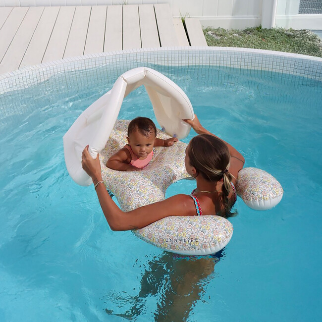 Float Together Baby Seat: Into the Garden, Ditsy Floral - Pool Floats - 5
