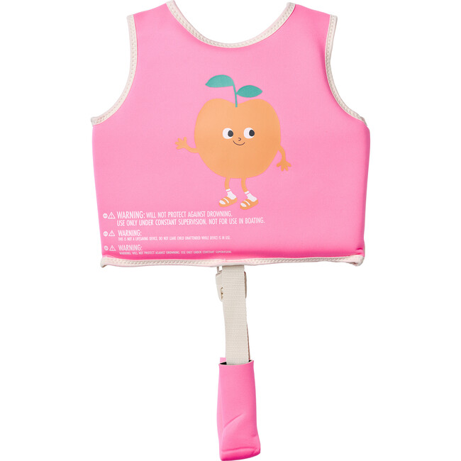 Float Vest: 1-2Y - Poppy the Peach, Neon Pink - Pool Floats - 10